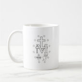 Miraculous Medal (Rear Image) Coffee Mug Koffiemok (Links)
