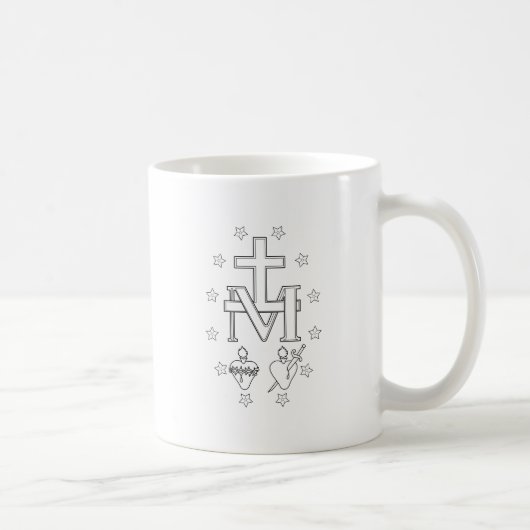 Miraculous Medal (Rear Image) Coffee Mug Koffiemok (Rechts)
