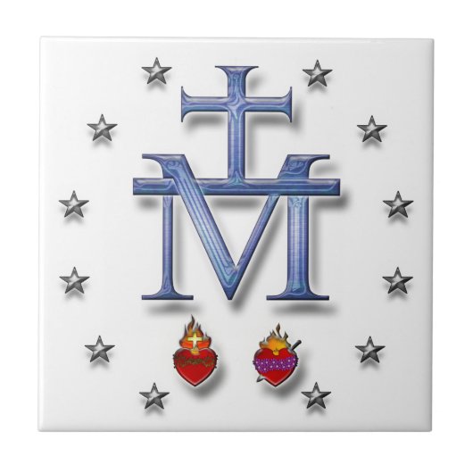 Miraculous Medal Tegeltje (Voorkant)