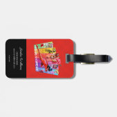 Miraculous Meisjes | Elk meisje is een Super Hero Bagagelabel (Achterkant horizontaal)