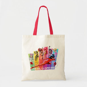 Miraculous Meisjes   Elk meisje is een Super Hero Tote Bag