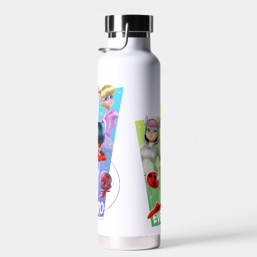 Miraculous Meisjes | Elk meisje is een Super Hero Waterfles (Rechts)