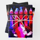 Miraculous Menorah Inpakpapier Vel (In situ)