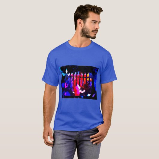 Miraculous Menorah T-shirt (Voorkant volledig)