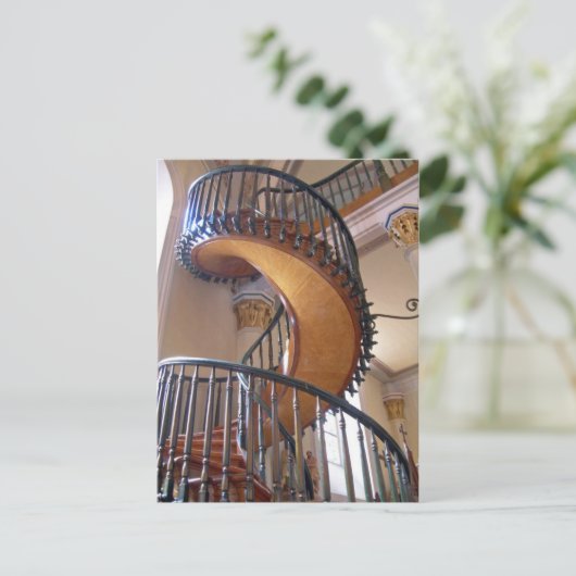 Miraculous Staircase, Loretto Chapel Santa Fe Briefkaart (Staand voorkant)