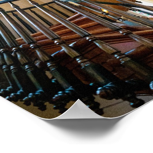 Miraculous Staircase Loretto Chapel Santa Fe NM Poster (Hoek)