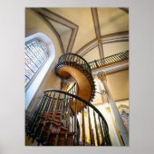 Miraculous Staircase Loretto Chapel Santa Fe NM Poster (Voorkant)