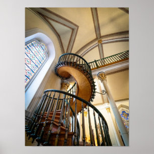 Miraculous Staircase Loretto Chapel Santa Fe NM Poster