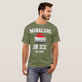 Miracurl on Ice USA Curling 2018 T-shirt (Voorkant volledig)