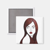 mirada de soslayo magneet (Voorkant / Achterkant)