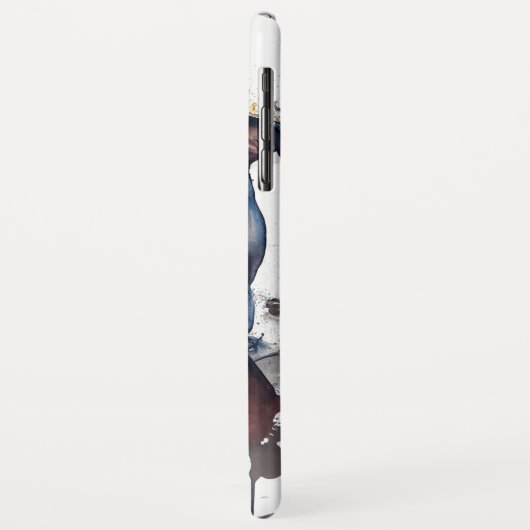 Mirada tierna + corazón fuerte: pitbull Case-Mate iPhone case (Achterkant/links)