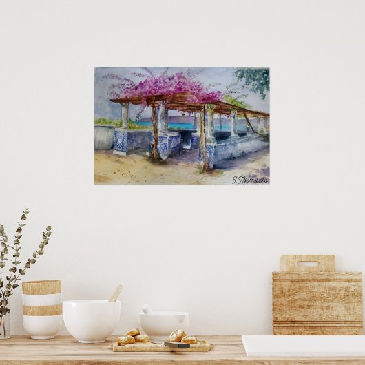 Mirador de Setúbal Poster (Keuken)