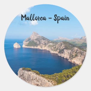 Mirador es Colomer in Cap de Formentor - Mallorca Ronde Sticker