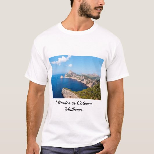 Mirador es Colomer in Pet de Formentor - Mallorca T-shirt (Voorkant)
