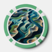 Mirage Currents Poker Chips (Achterkant)