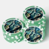 Mirage Currents Poker Chips (Opstapeling)