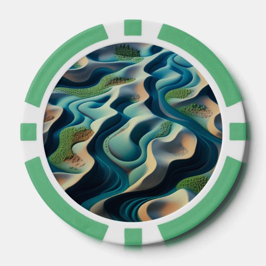 Mirage Currents Poker Chips (Voorkant)