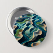 Mirage Currents Ronde Button 7,6 Cm (Voorkant /achterkant)