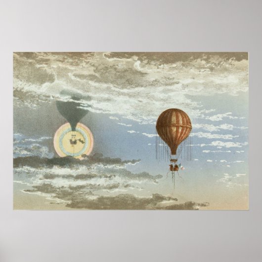 Mirage en lichtgevende aureool. poster (Voorkant)