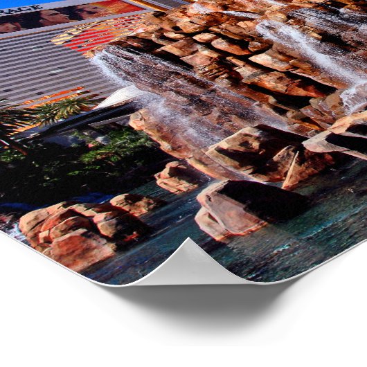 Mirage Hotel Las Vegas Verenigde Staten Poster (Hoek)