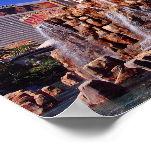 Mirage Hotel Las Vegas Verenigde Staten Poster (Hoek)