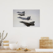 Mirage III en F-18 Hornets Poster (Keuken)