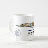 Mirage IIIC ISRAELI AIR FORCE - IAF Koffiemok (Voorkant links)