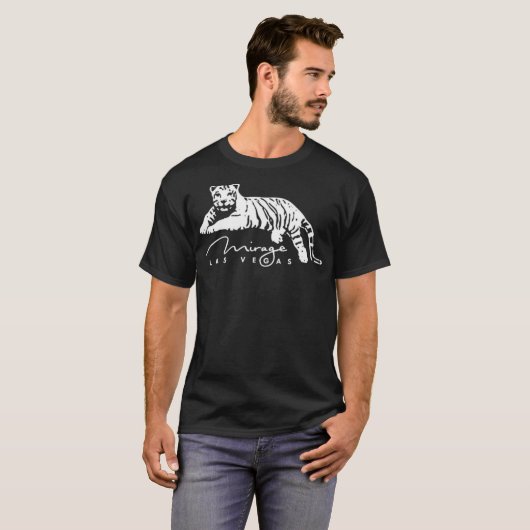 Mirage Tiger -  Las Vegas T-shirt (Voorkant volledig)