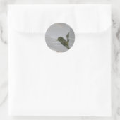 Mirage van Reflectie Ronde Sticker (Tas)