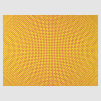 "Mirage" | Vibrant Yellow op Russet-Sinaasappel | Tissuepapier