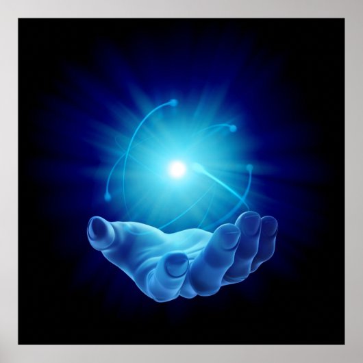 Mirakel de handen van een genezer door de genezen  poster (Voorkant)