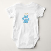 Mirakel Dog Blue Star Baby T-shirt (Achterkant)