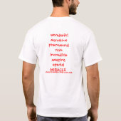 Mirakel List Basic Tshirt met Logo op voorzijde (Achterkant)