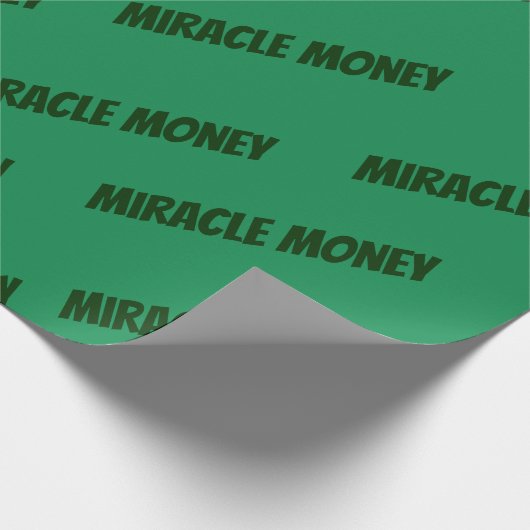 Mirakel Money is in mijn handen Elegant Cadeaupapier (Hoek)