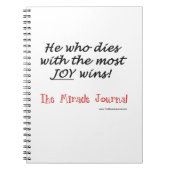 Mirakel notebook - een plek om je wonderen te houd notitieboek (Voorkant)