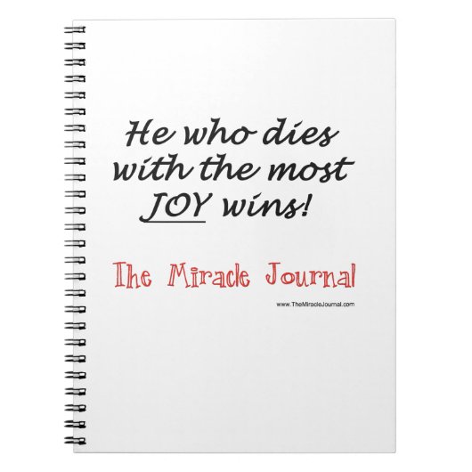 Mirakel notebook - een plek om je wonderen te houd notitieboek (Voorkant)