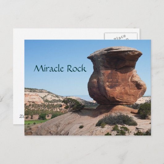 Mirakel Rock Briefkaart (Voorkant / Achterkant)