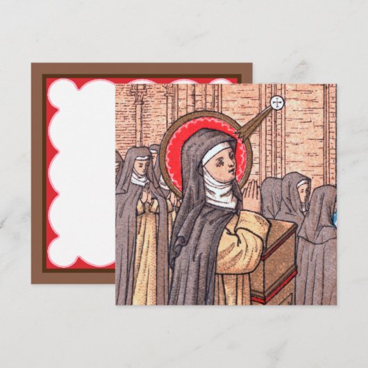 Mirakel van Bl. Imelda Lambertini (Detail; VVP 010 (Voorkant / Achterkant)