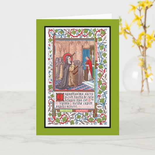 Mirakel van Bl. Imelda Lambertini (VVP 010) Kaart (Gele Bloem)