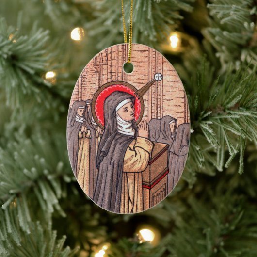 Mirakel van Bl. Imelda Lambertini (VVP 010) Keramisch Ornament (Boom)