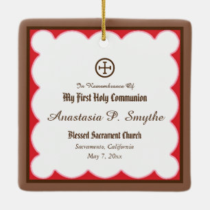 Mirakel van Bl. Imelda Lambertini (VVP 010) Keramisch Ornament