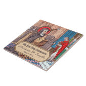 Mirakel van Bl. Imelda Lambertini (VVP 010) Tegeltje (Zijkant)