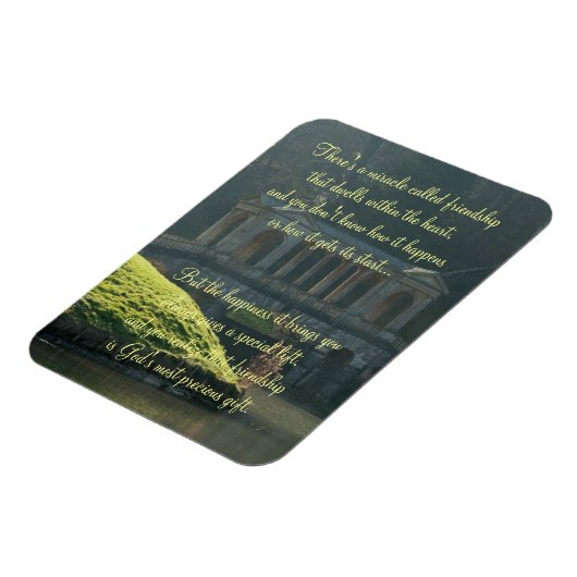 Mirakel van de vriendschapspoem Plaque Magneet (Linkerzijde)