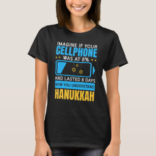 Mirakel van Hanukkah Chanukah legt de Batte van 8  T-shirt