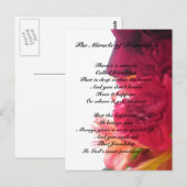 Mirakel van het briefkaart Friendship (Voorkant / Achterkant)