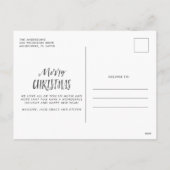 Mirakel van kerstfamilie Fotobudget Feestdagenkaart (Achterkant)