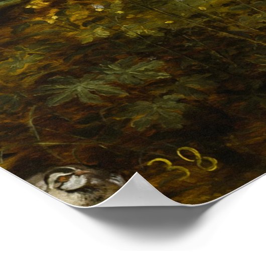 Mirakel van Saint Hubert door Brueghel en Rubens Poster (Hoek)