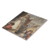 Mirakel van St. Patrick, c.1746 (olie op canvas) Tegeltje (Zijkant)