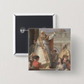 Mirakel van St. Patrick, c.1746 (olie op canvas) Vierkante Button 5,1 Cm (Voorkant /achterkant)