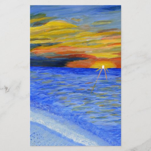 Mirakel van Sunset Briefpapier (Voorkant)